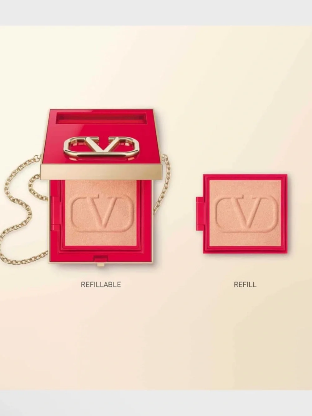 Valentino Garavani VLTN Refillable Finishing Powder Compact -